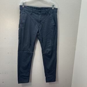 Projek raw Men’s Pants Slim Sz 33 Acti Flex Black/Noir Activewear Hiking Karate